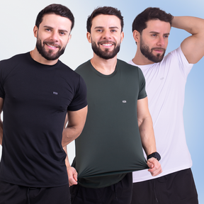 Camisa Active Tech Para Treino - Leve 3 Peças