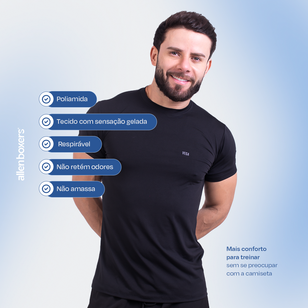 Camisa Active Tech Para Treino - Leve 3 Peças