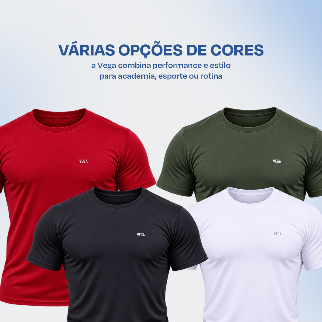 Camisa Active Tech Para Treino - Leve 3 Peças