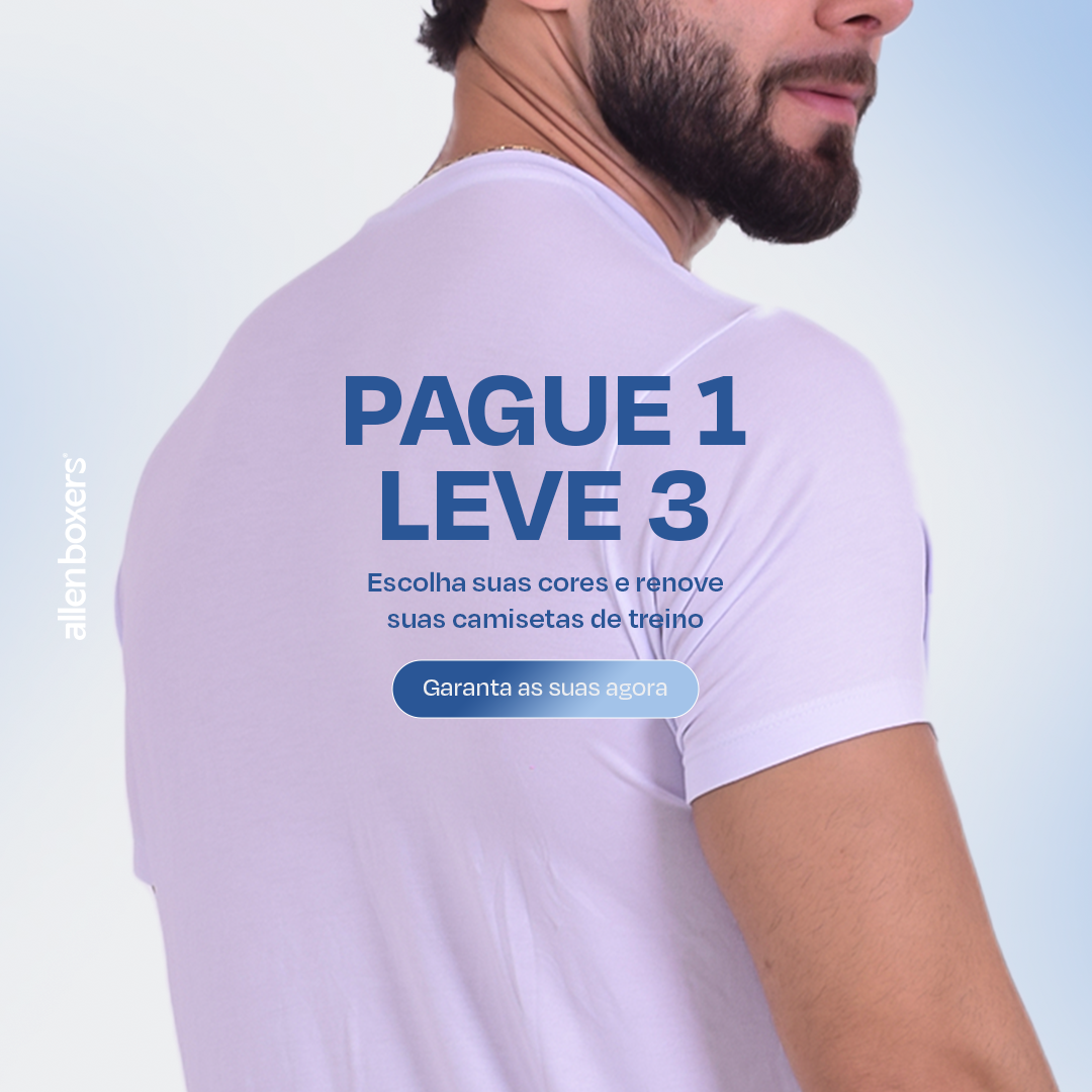 Camisa Active Tech Para Treino - Leve 3 Peças