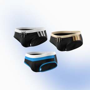 Sunga Cavada com Bolso Interno - Compre 1 e Leve 2