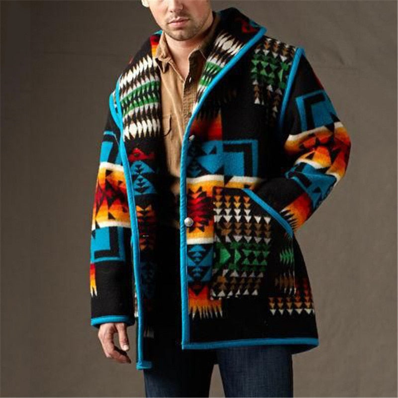 Casaco Masculino Colorido Tailandês
