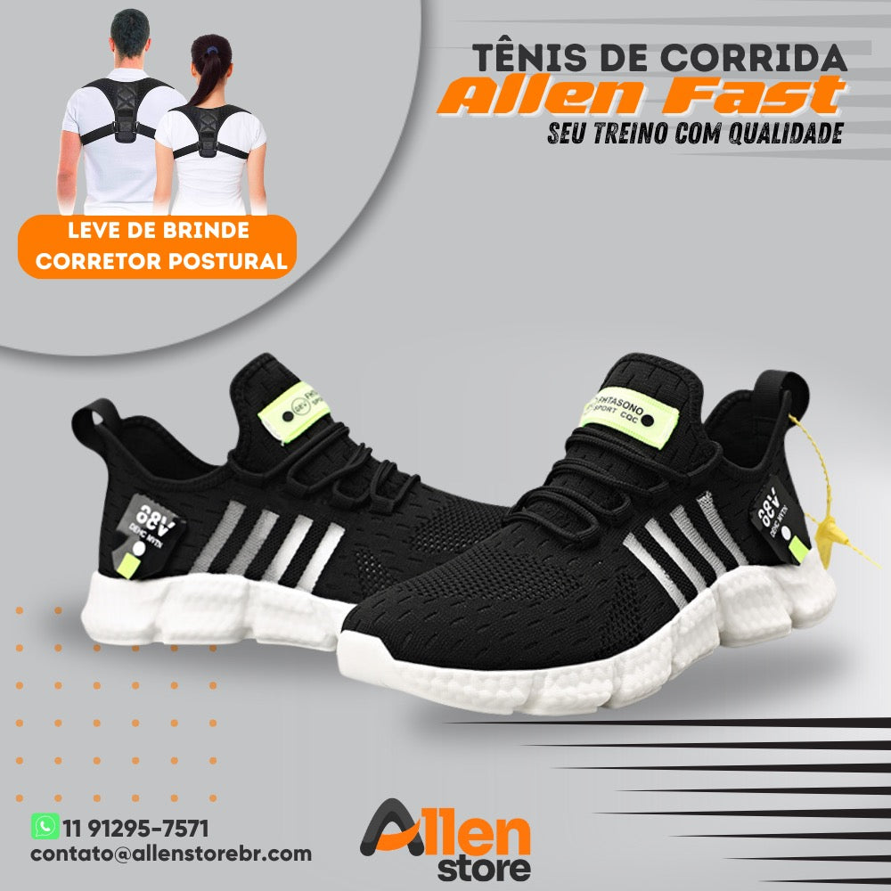 Tênis Allen Fast Ganhe de Brinde Corretor Postural