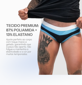 Sunga Cavada com Bolso Interno - Compre 1 e Leve 2