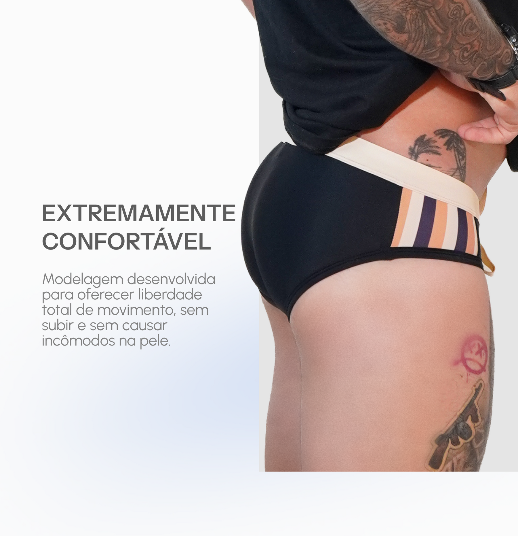 Sunga Cavada com Bolso Interno - Compre 1 e Leve 2