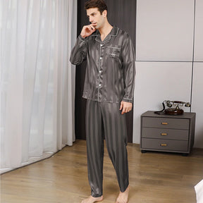 Pijama de Gelo com Manga Longa - Estilo Fino Casual