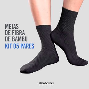 5 Cuecas Bamboo Wear + 5 Meias Respiráveis