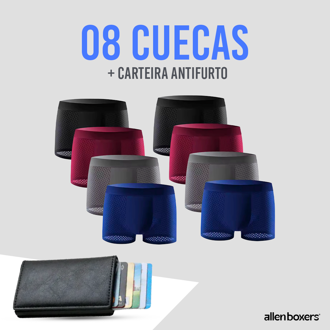 Pack 08 peças Bamboo Wear + Carteira Antifurto
