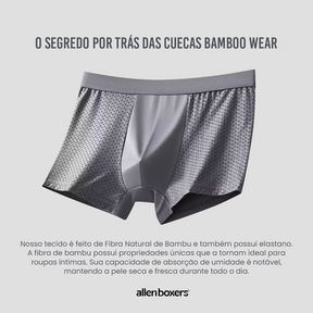 10 Cuecas Bamboo Wear + 8 Pares de Meias Respiráveis