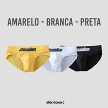 Cueca Slip Low Rise Confortável - Pack 3 Unidades