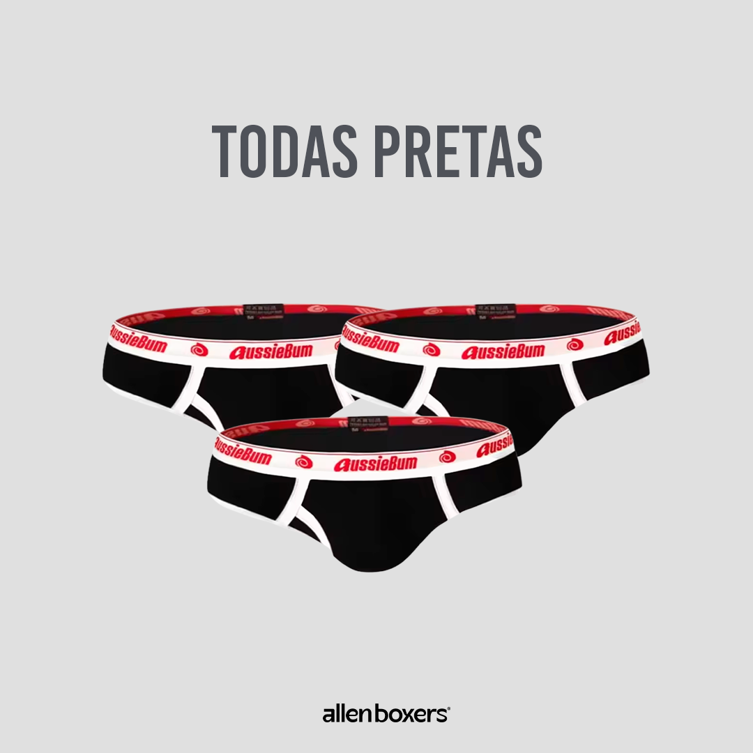 Cueca Slip Aussiebum - Pack 3 unidades