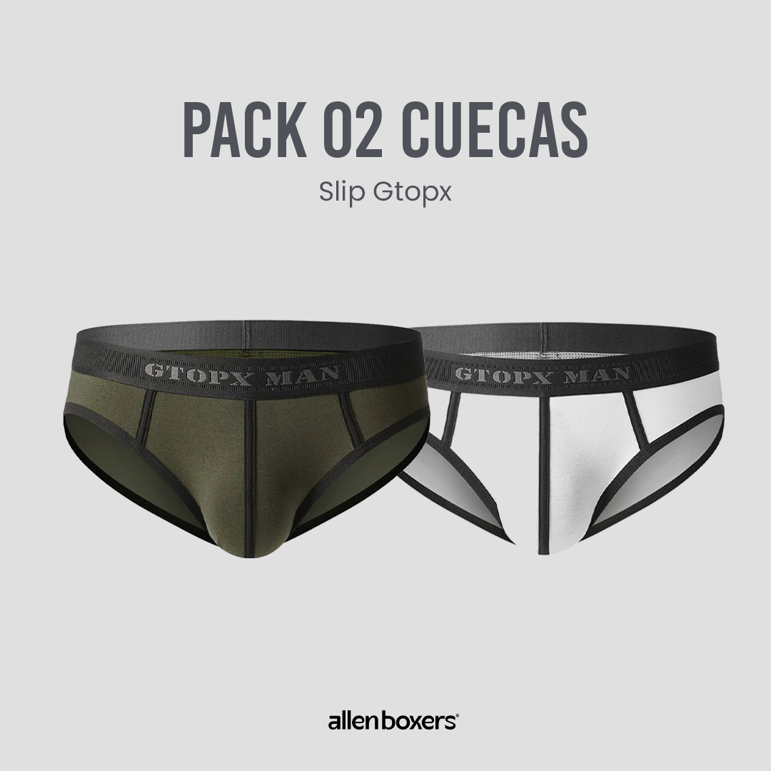 Cueca Slip GTOPX - Pack 2 Unidades