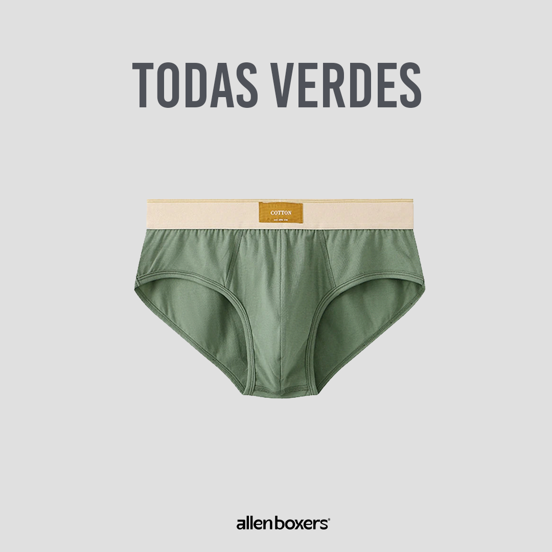 Cueca Slip de Algodão Genuíno- Pack 3 Unidades