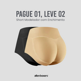 Short Modelador com Enchimento - Pague 1 Leve 2