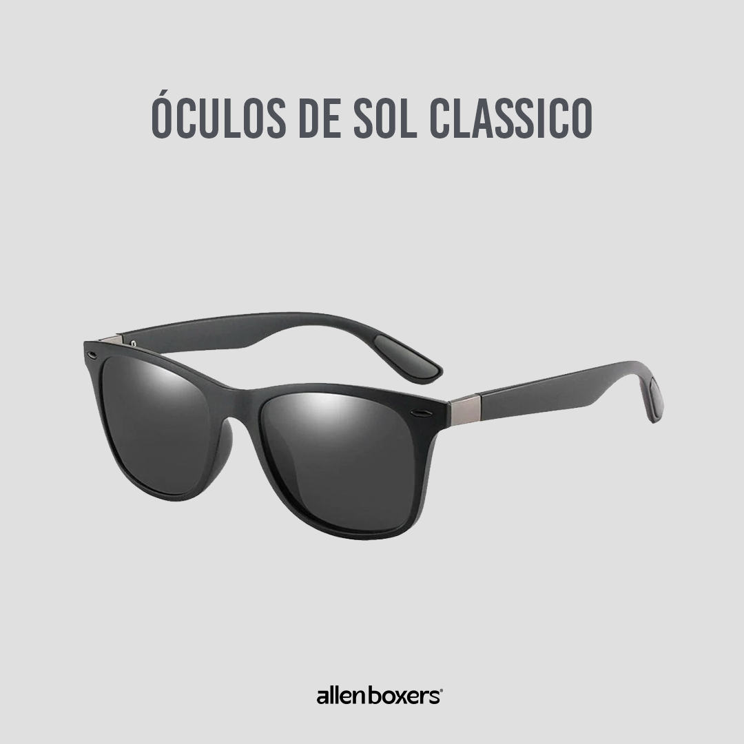 Óculos De Sol Classico Retangular Uv400 Avanger