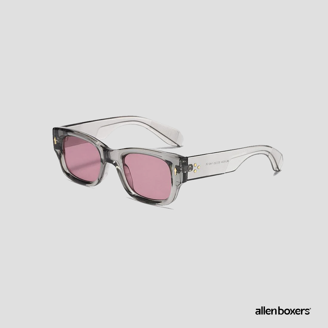 Óculos De Sol Quadrado Vintage Unissex Uv400 Double Oliver