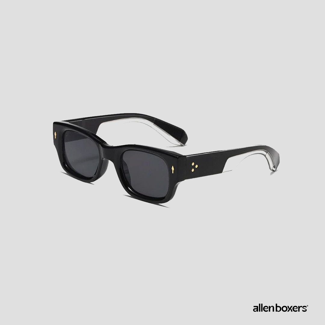 Óculos De Sol Quadrado Vintage Unissex Uv400 Double Oliver