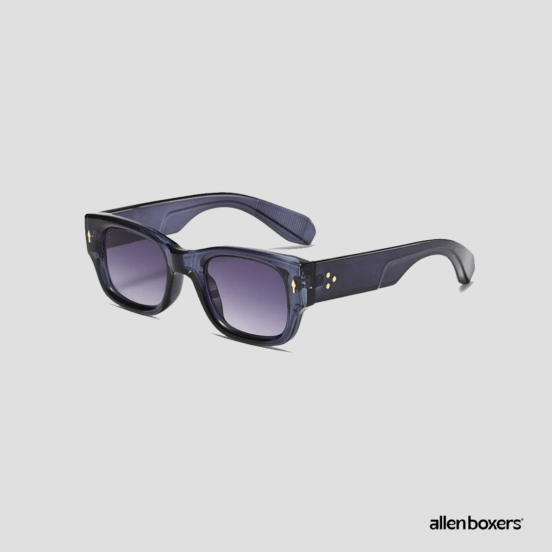 Óculos De Sol Quadrado Vintage Unissex Uv400 Double Oliver