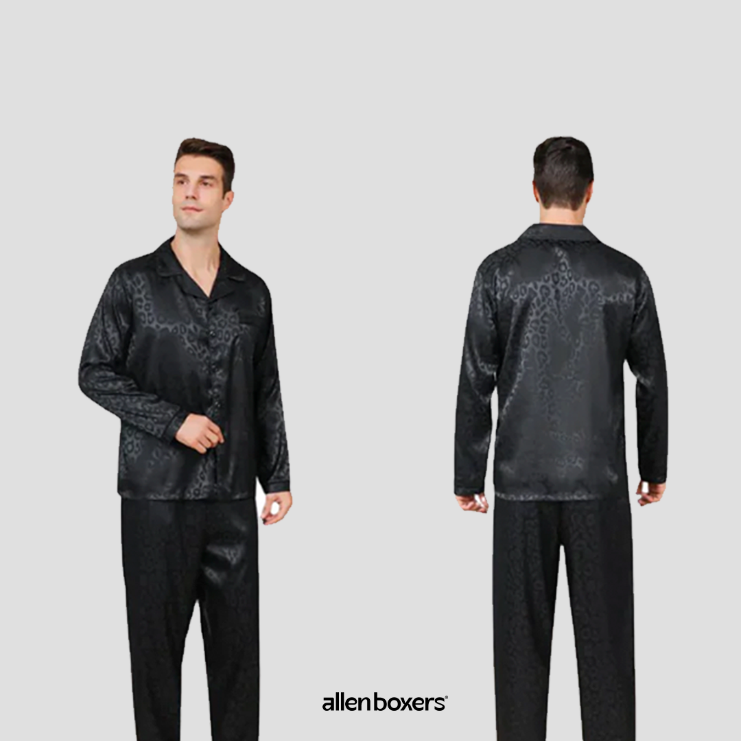 Pijama de Gelo Manga Longa Masculino - Cardigã Fino Casual