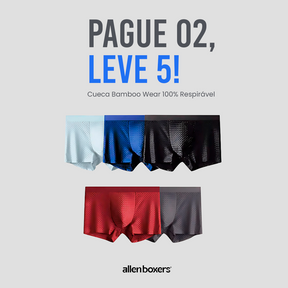 Cueca Bamboo Wear - Pack 05 peças
