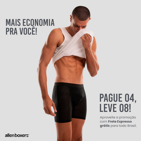 Cuecas Bamboo Wear Ciclista - Pack com 8 peças