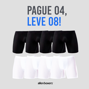 Cuecas Bamboo Wear Ciclista - Pack com 8 peças