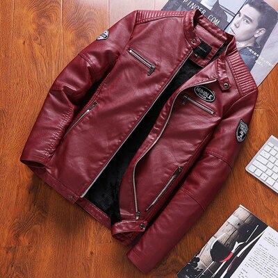 Jaqueta de Couro Masculina - Boss