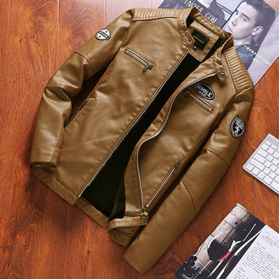Jaqueta de Couro Masculina - Boss