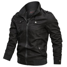 Jaqueta Masculina Bolsos Frontais e Gola Alta