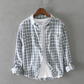 Camisa Xadrez de Botão Tendence