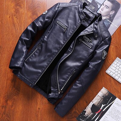 Jaqueta de Couro Masculina - Boss