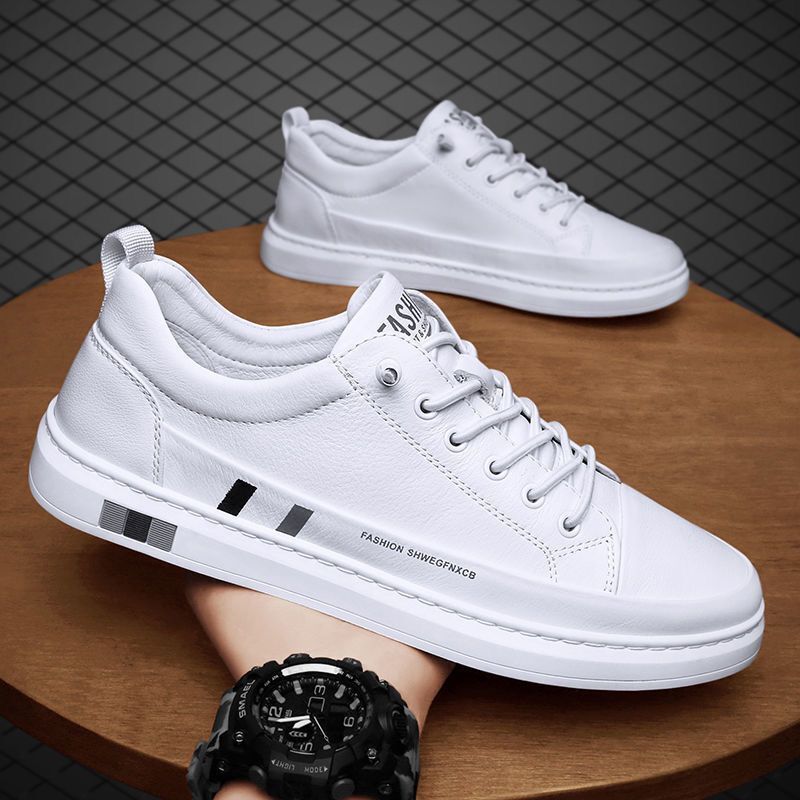 Sapatênis Masculino Casual de Couro