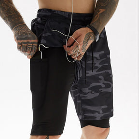 Shorts Masculino 2 Camadas - Compre 1 Leve 3