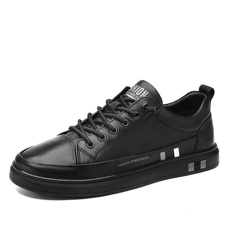 Sapatênis Masculino Casual de Couro