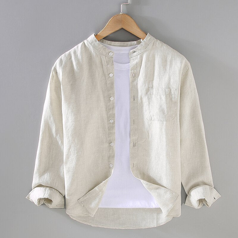 Camisa de Linho Mykonos
