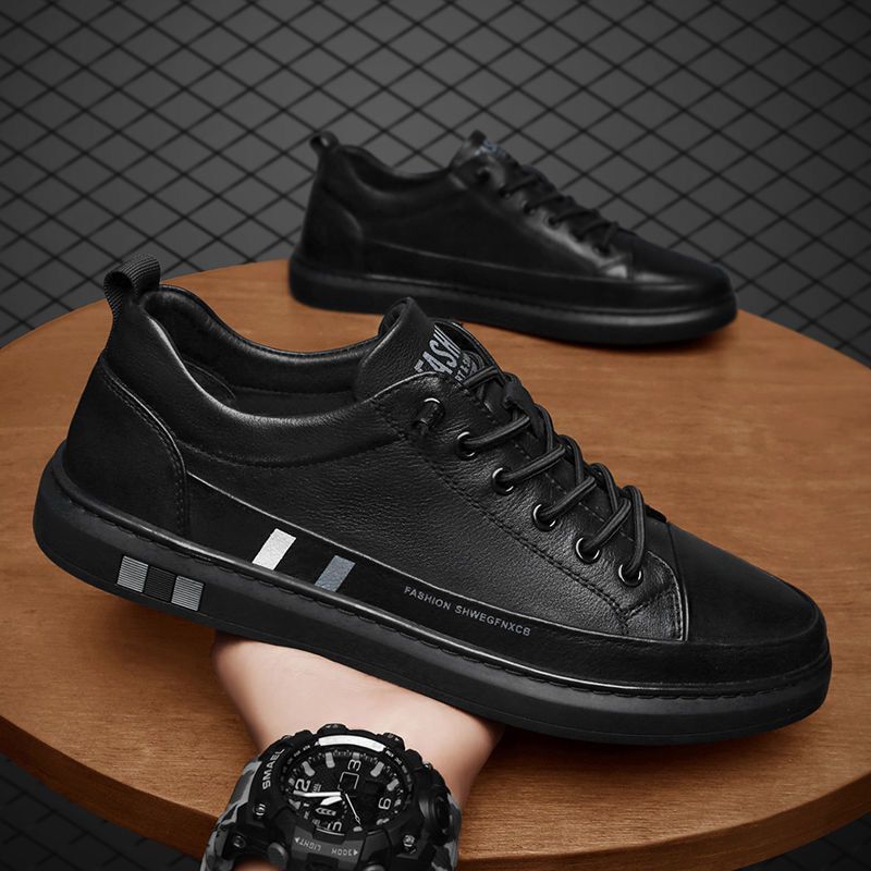 Sapatênis Masculino Casual de Couro