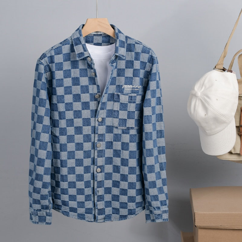 Camisa de Botão Quadriculada - Allen Shirts